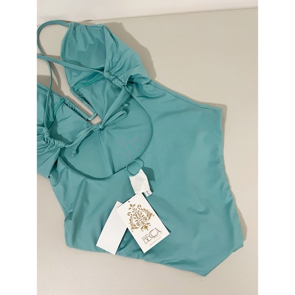 Becca Code Bristol Plunge One Piece Swimsuit Size Small - Picture 6 of 10